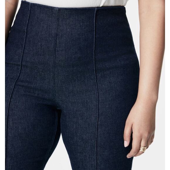 Nwt Spanx High Rise Demi Denim Boot Raw Indigo Jeans 2X Petite